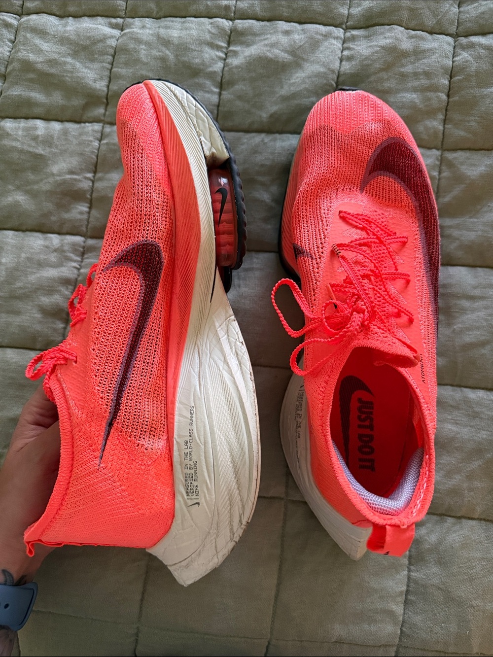 Nike Air Zoom Alphafly NEXT% Bright Mango Running Shoes Men’s 11.5 Sneakers